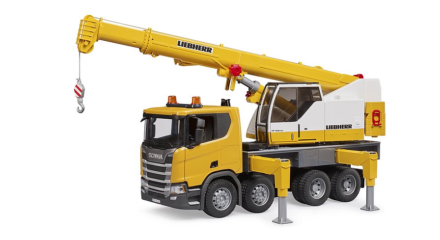 Scania Super 560R Liebherr crane Truck with Lights Sound