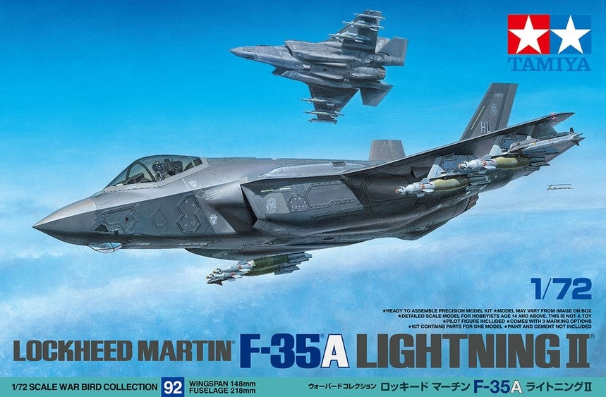 Lockheed Martin F-35A Lightning II 1/72 – Hobby and Toy Central