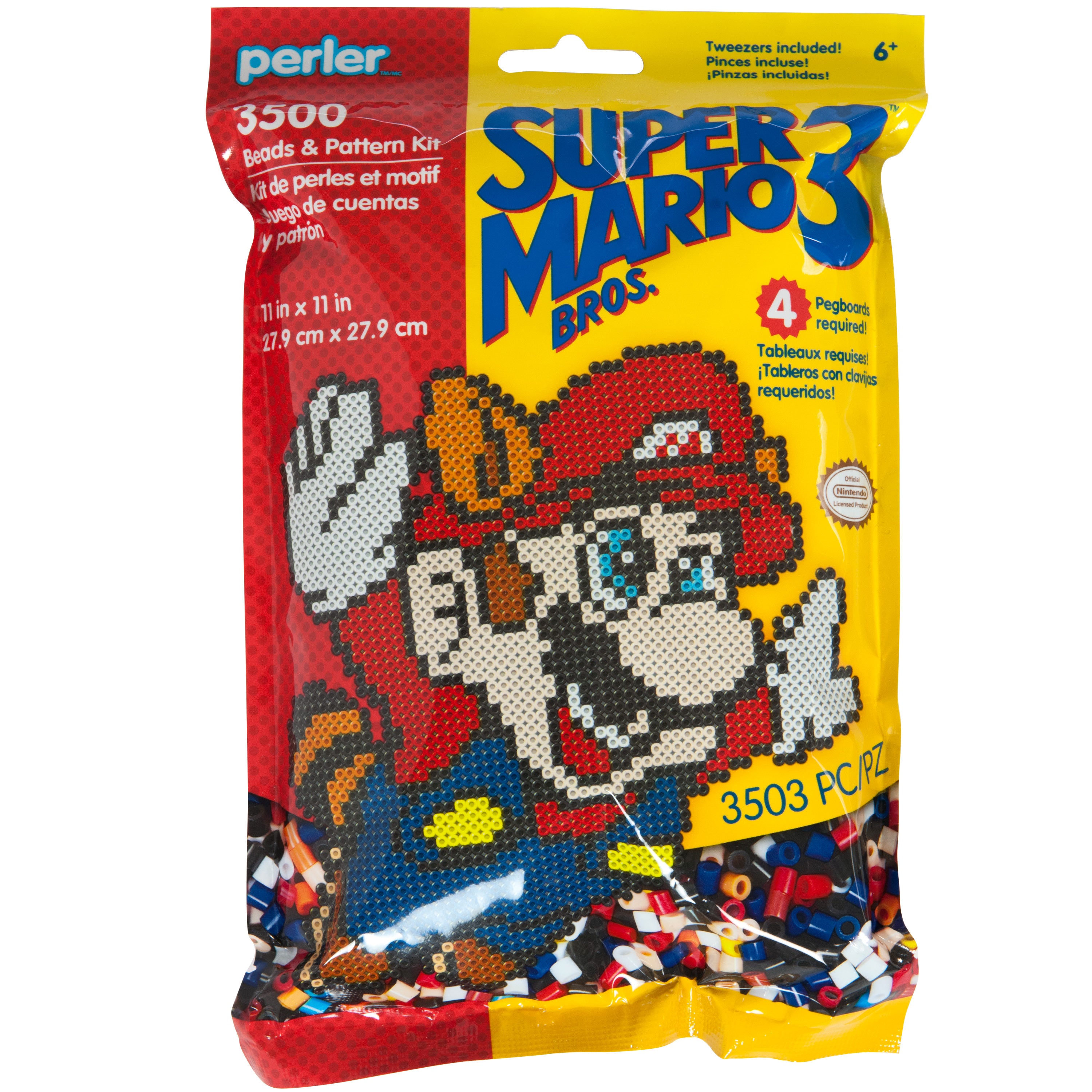 Supper Mario Broth on X: Official Aquabeads designs of Mario