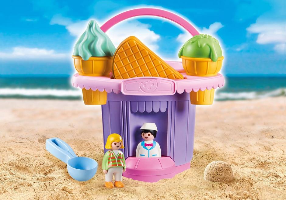 Ice Cream Shop Sand Bucket