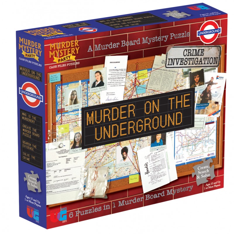 Murder Mystery Party - Case Files - Murder on the Underground