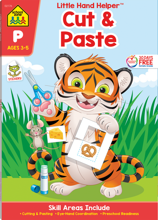 Little Hands Helper Cut & Paste 3-5