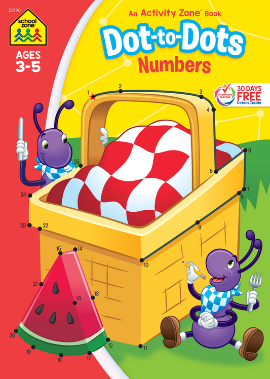 DOT-TO-DOTS NUMBERS AGES 4-6