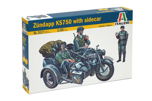 Zundapp KS750 with sidecar 1/35