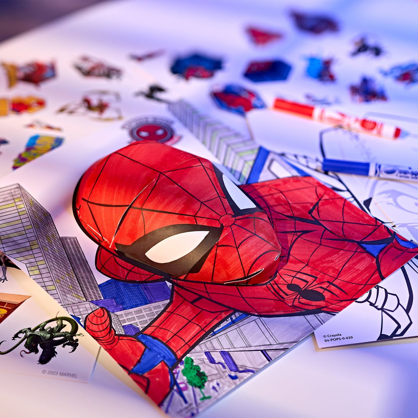 Pops 3D Activity Set Spiderman