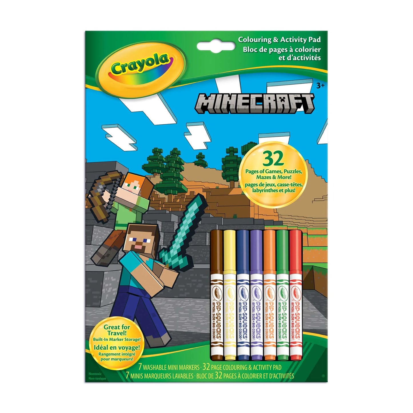 Minecraft Colouring & Activity Pad