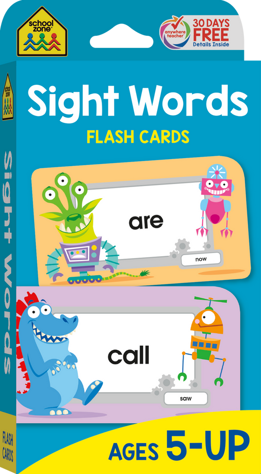 Beginning Sight Words Flashcards 5+