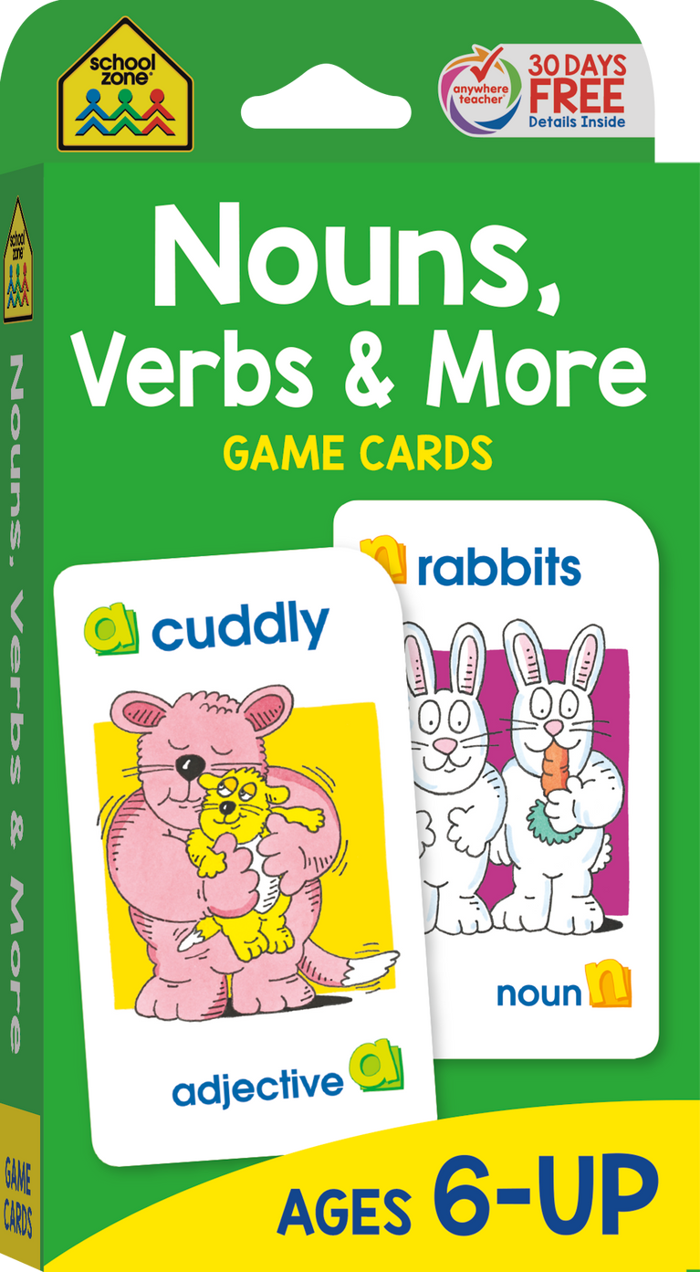 Nouns, Verbs, & More  Flashcards