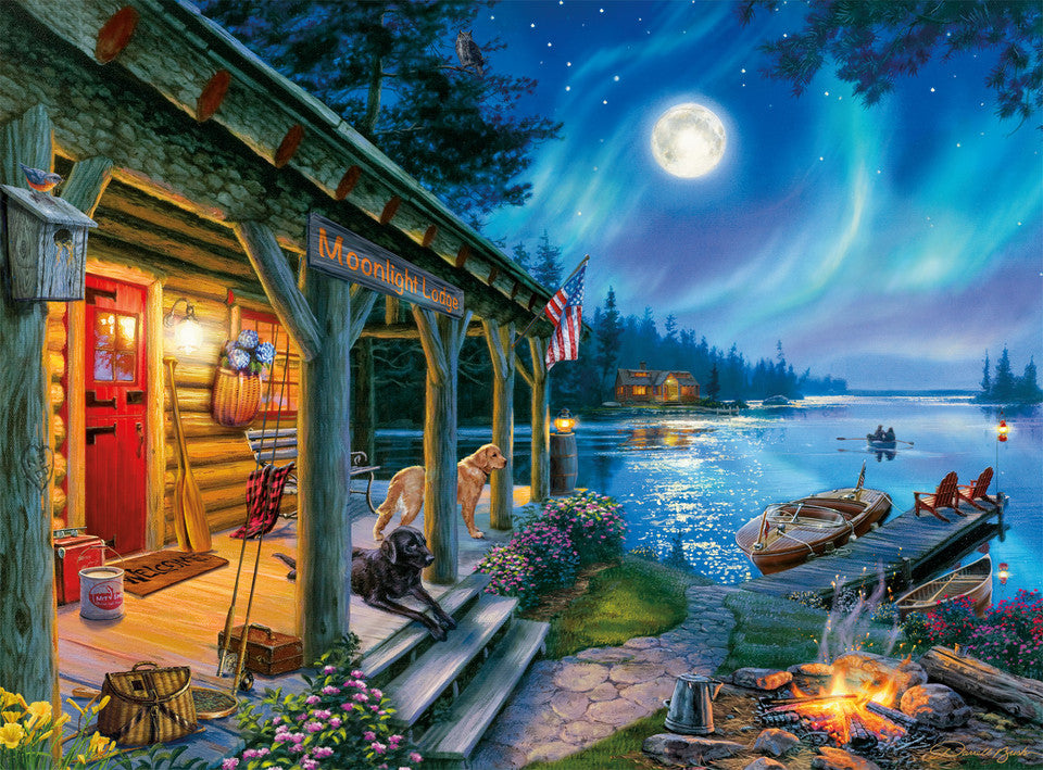 Darrell Bush Moonlight Lodge 1000pc