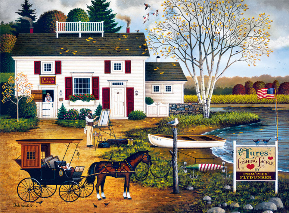 Charles Wysocki Birch Point Cove 1000pc