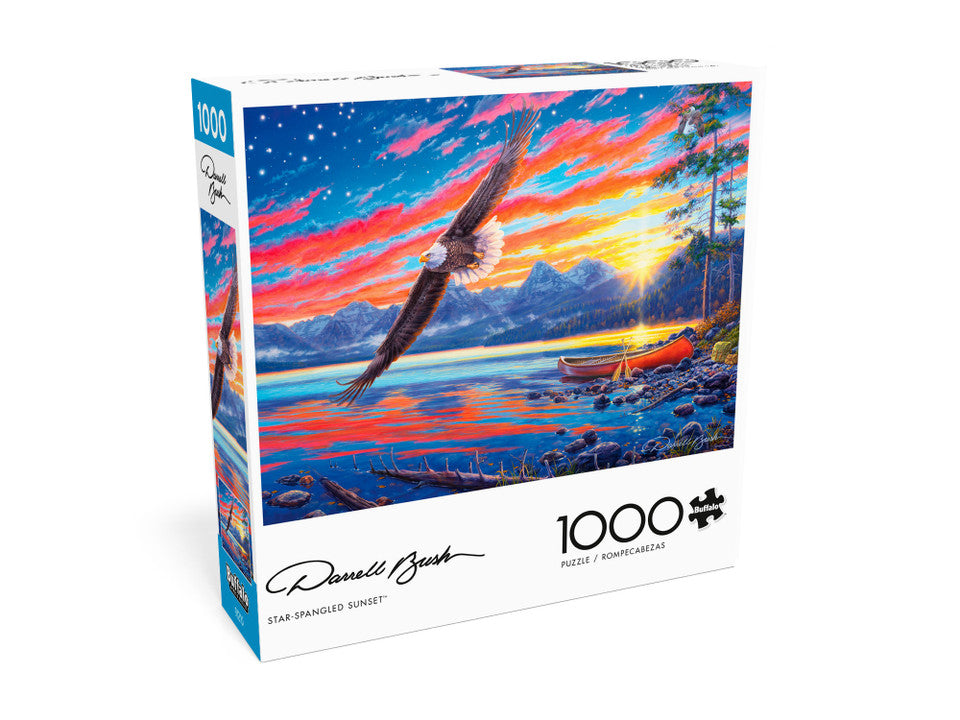 Darrell Brush Star Stangled Sunset 1000pc