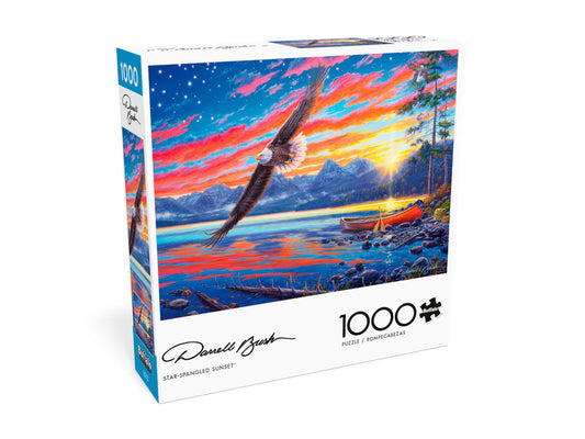 Darrell Brush Star Stangled Sunset 1000pc