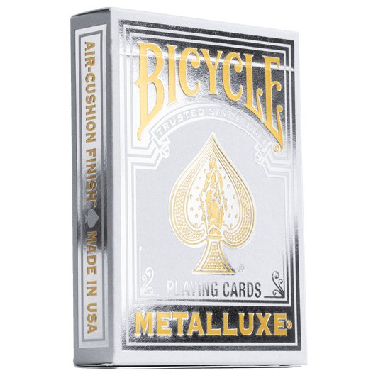 Bicycle Metalluxe Silver Playing Cards