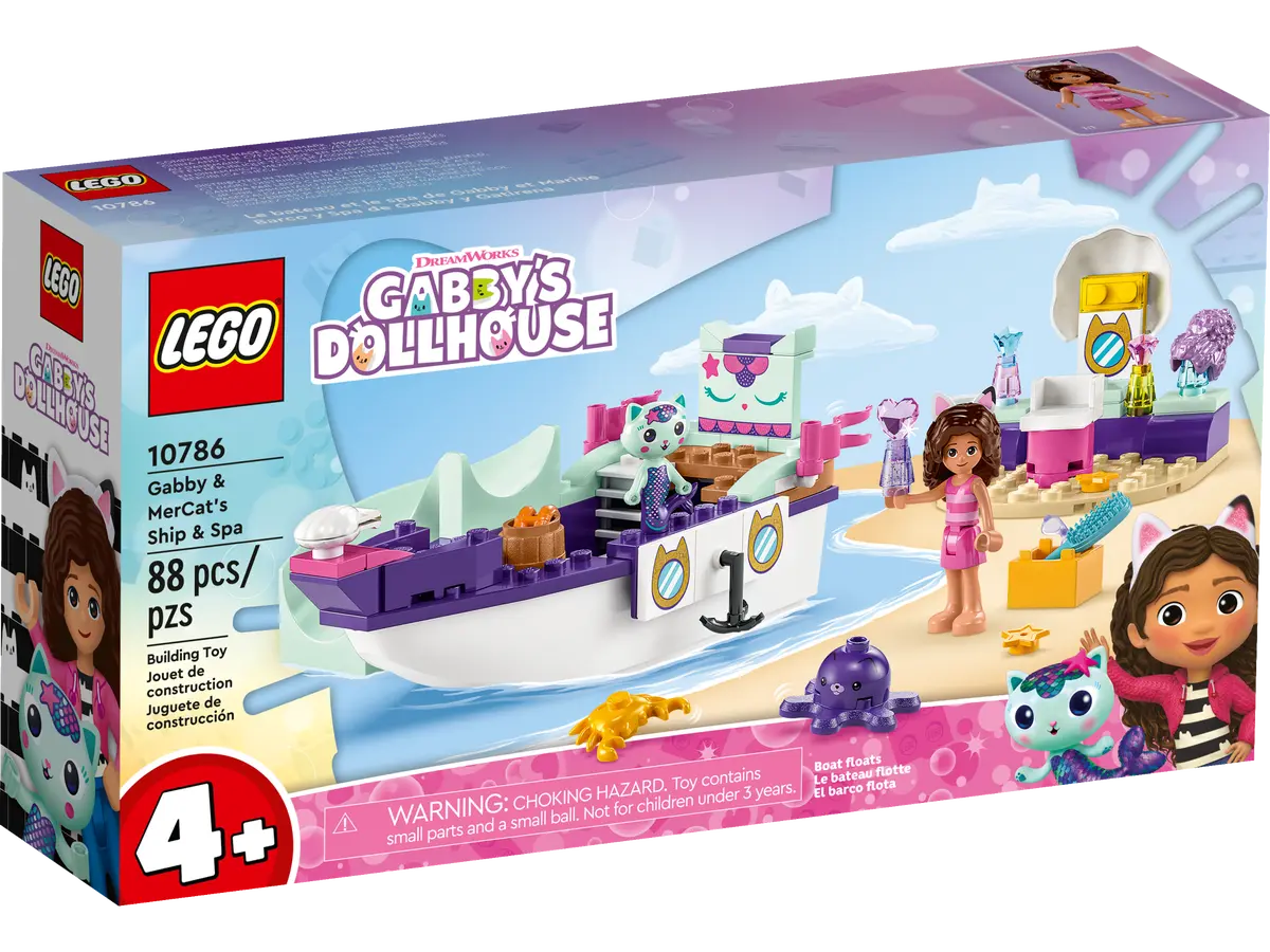 Gabby's Dollhouse Gabby & MerCat's Ship & Spa – Hobby and Toy Central