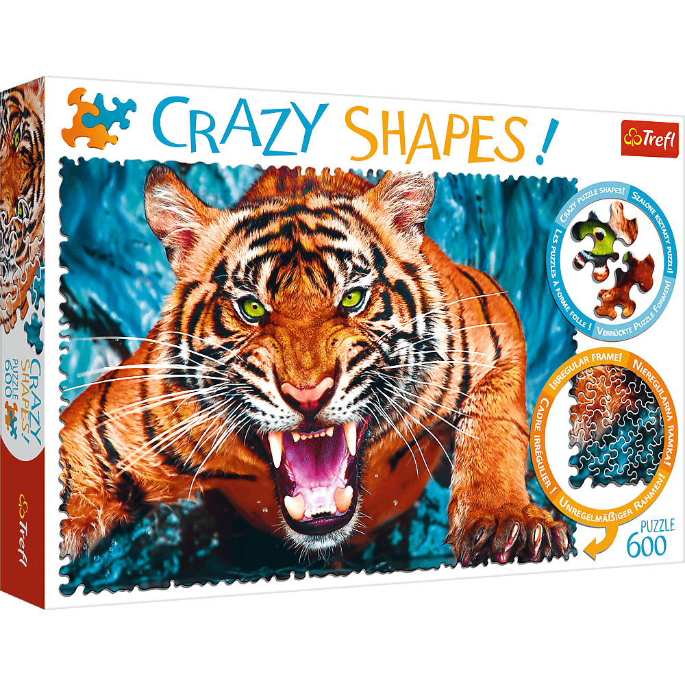 Crazy Shapes! Facing a Tiger 600pc