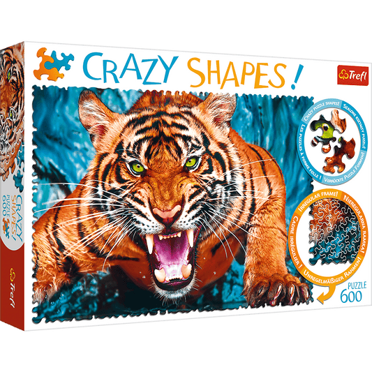 Crazy Shapes! Facing a Tiger 600pc