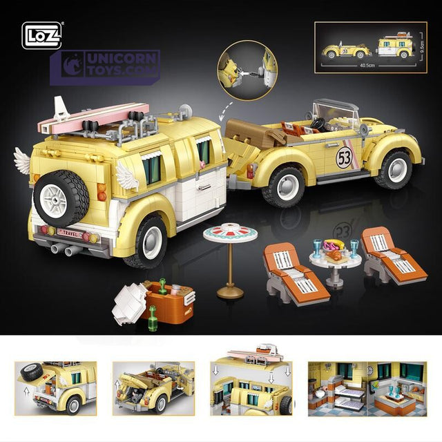 Loz Block Car and Camper