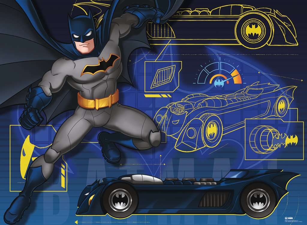 Batman & Batmobile 100pc