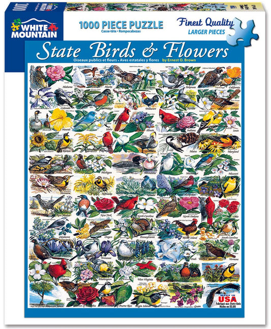 State Birds & Flowers 1000pc