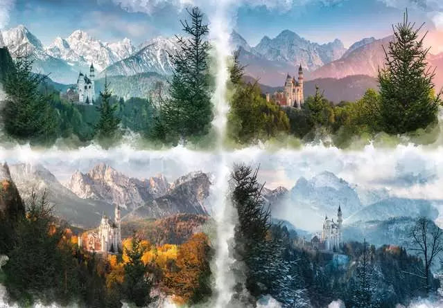 Castle Through the Seasons 18000pc