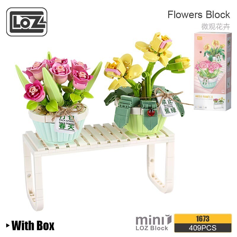 Loz Block Spring Tulip Orchid Micro Plants II