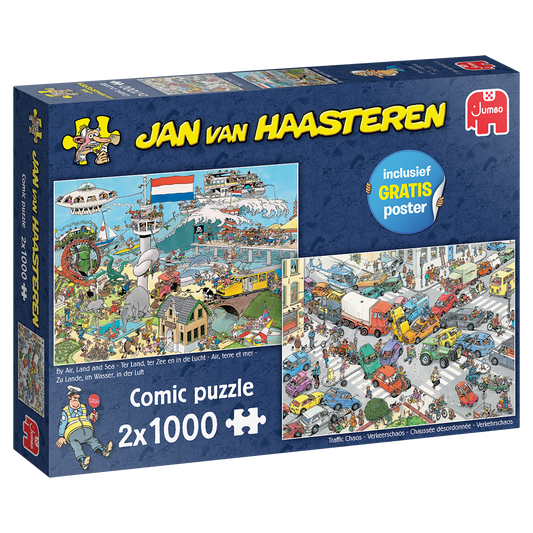 Traffic Chaos By Air, Land and Sea 2X1000pc JVH