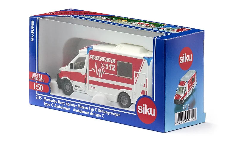 Siku Mercedes-Benz Sprinter Type C Ambulance 1/50