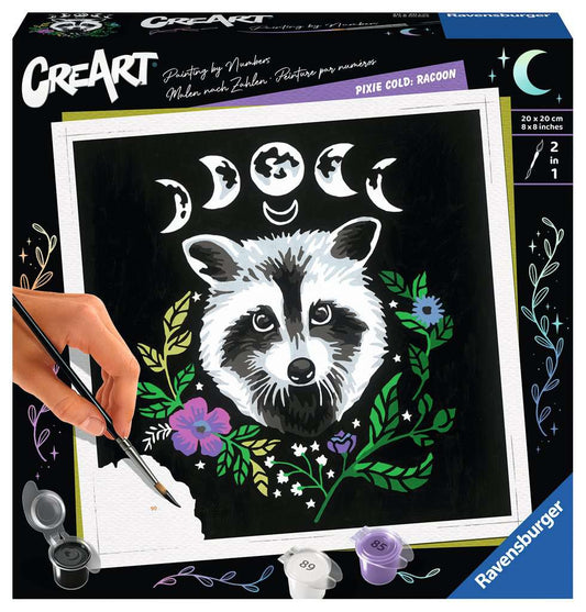 CreArt Pixie Cold: Racoon 8X8"