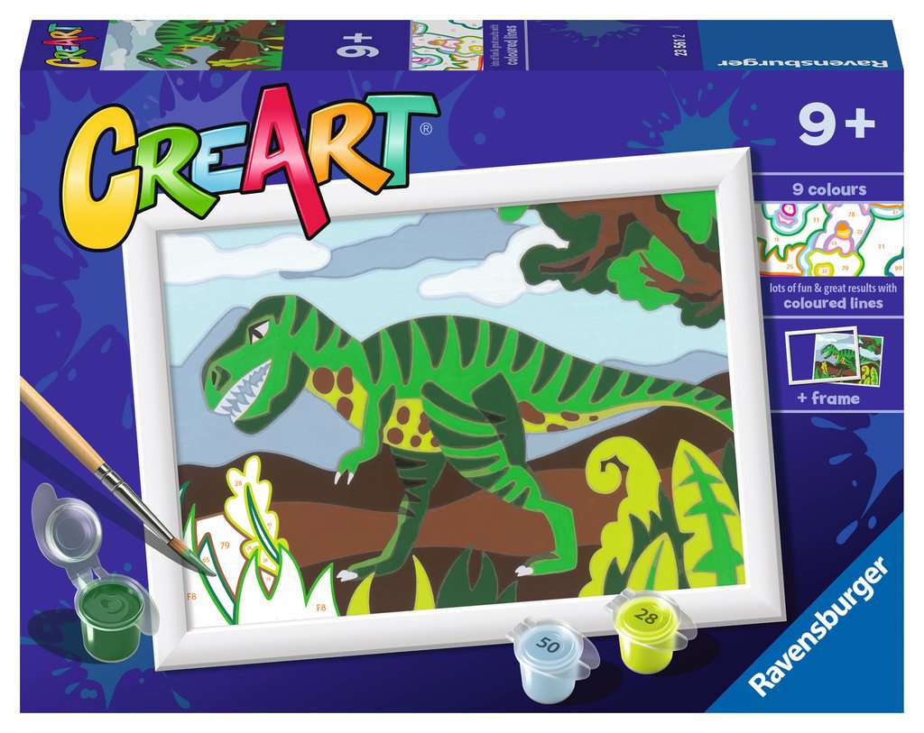 CreArt Roaming Dinosaur 7X5"