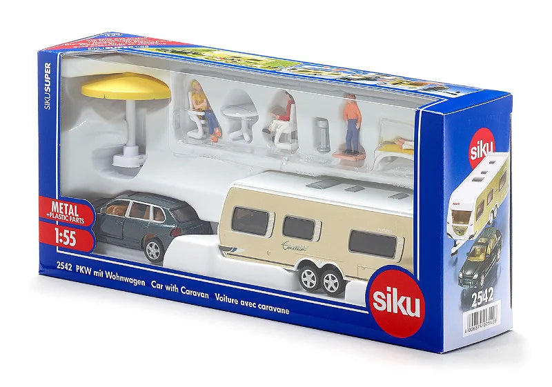 Siku Car with Caravan 1/55