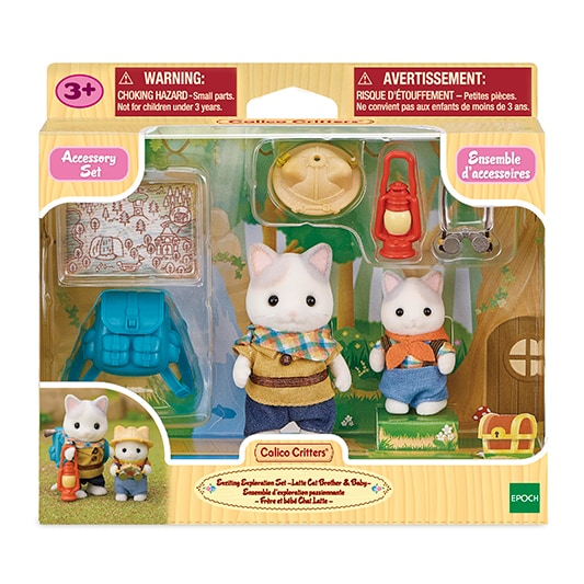 Exciting Exploration Set - Latte Cat Brother & Baby