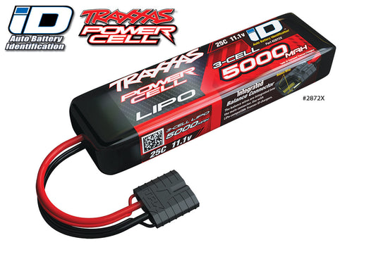 Traxxas 5000mAh 3S 11.1V 25C LiPo iD Connector Soft Case 155X25X45mm