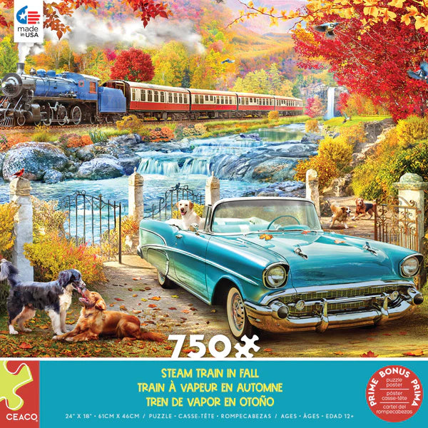 Steam Train in Fall 750pc