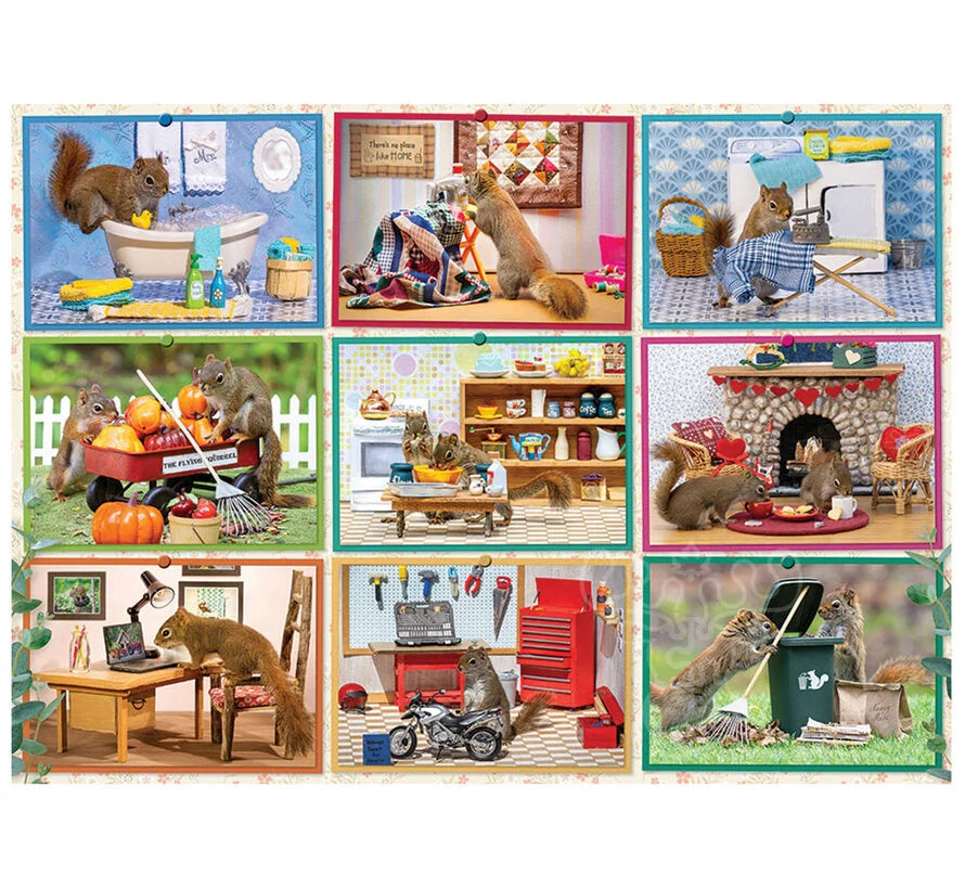 Squirrels at Home 1000pc