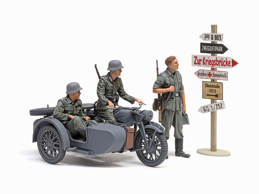 KS600 Motorcycle & Sidecar 1/35