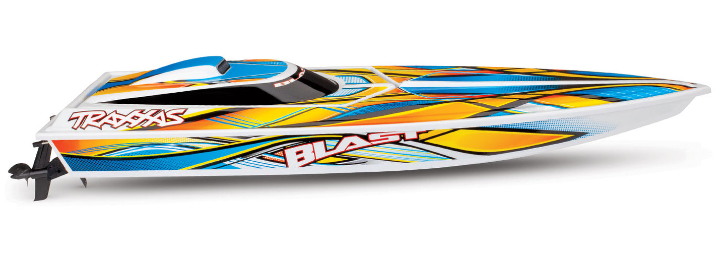 Traxxas Blast 24" High Performance RTR Race Boat 6 Cell ID NiMh, DC Charger & USB