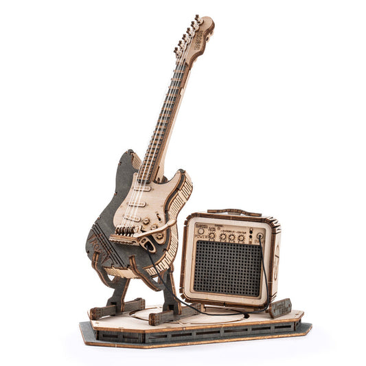 3D Puzzle Wooden Electric Guitar