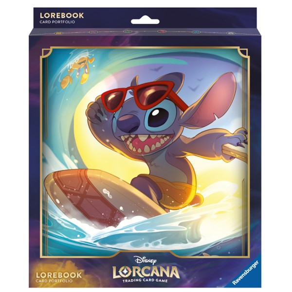 Lorcana Lorebook Stitch - Carefree Surfer