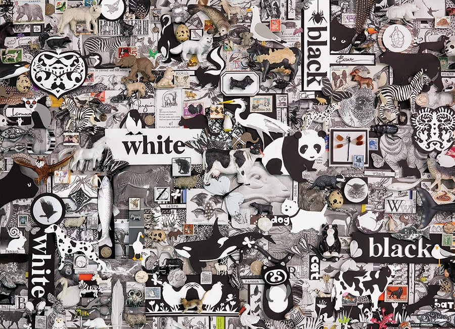 Black and White: Animals 1000pc