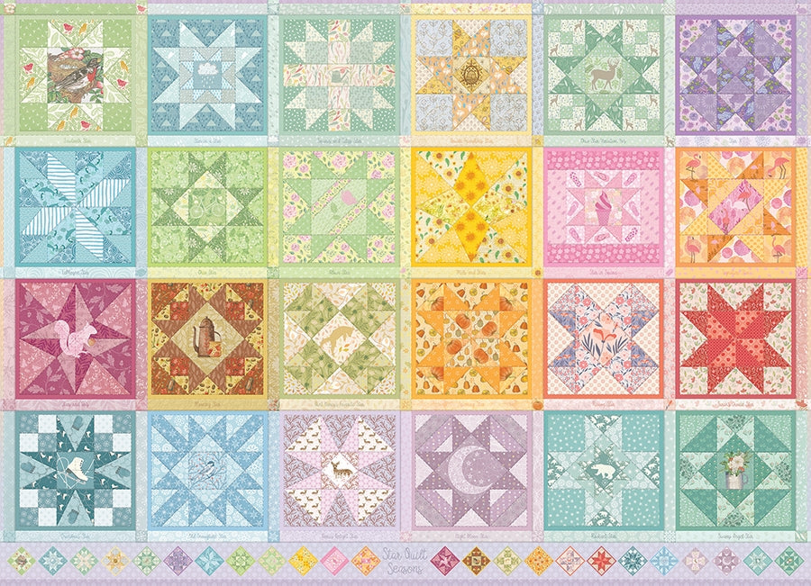 Star Quilt Seasons 1000pc