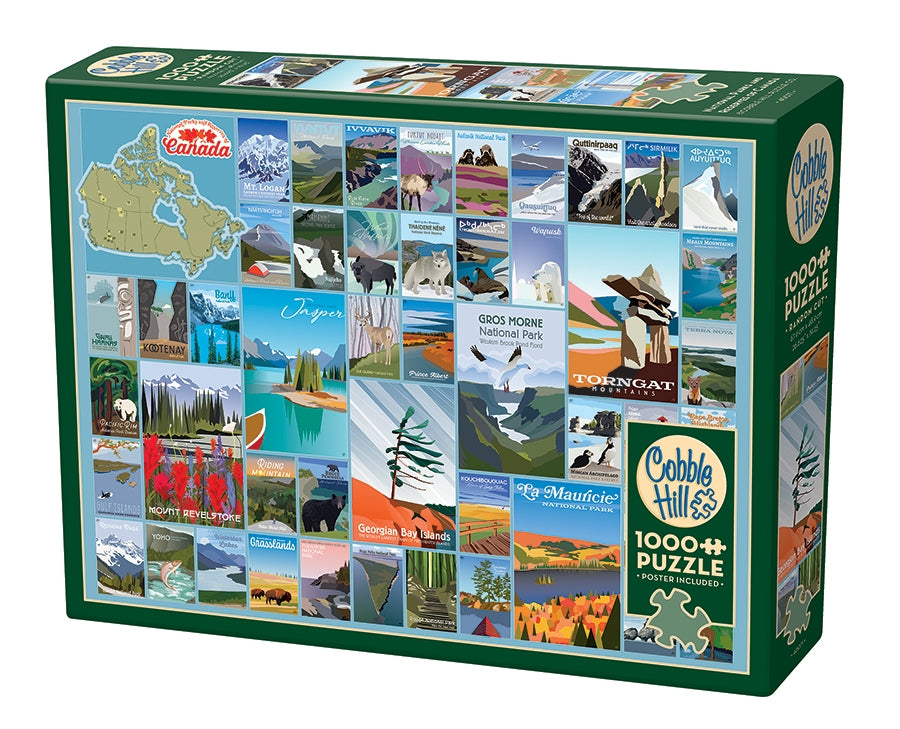 National Parks and Reserves of Canada 1000pc