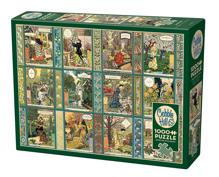 Jardiniere: A Gardener's Calendar 1000pc