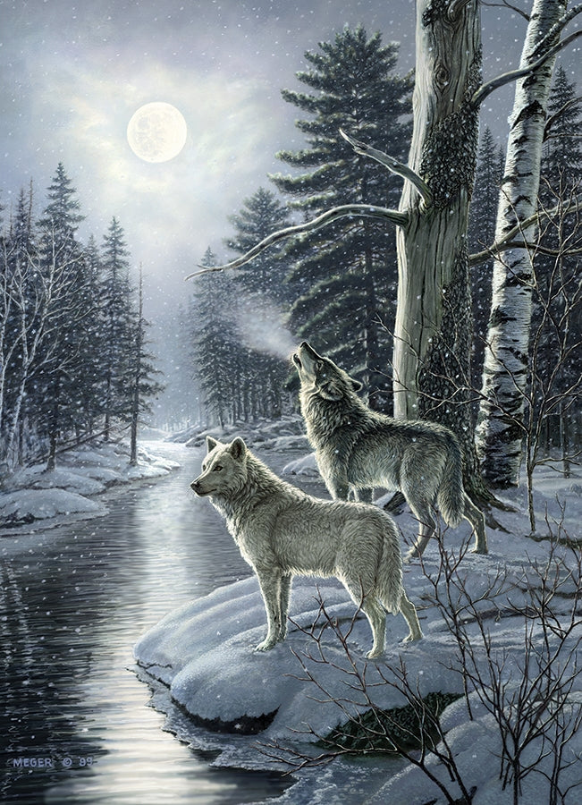 Wolves by Moonlight 1000pc