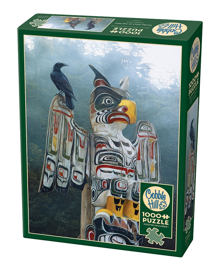 Totem Pole in the Mist 1000pc