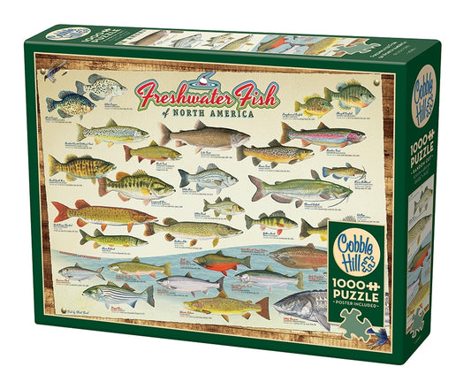 Fresh Water Fish of North America 1000pc