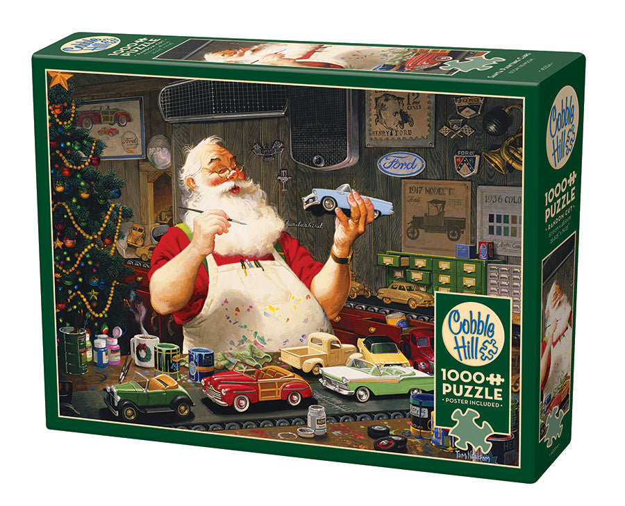 Santa Painting Cars 1000pc