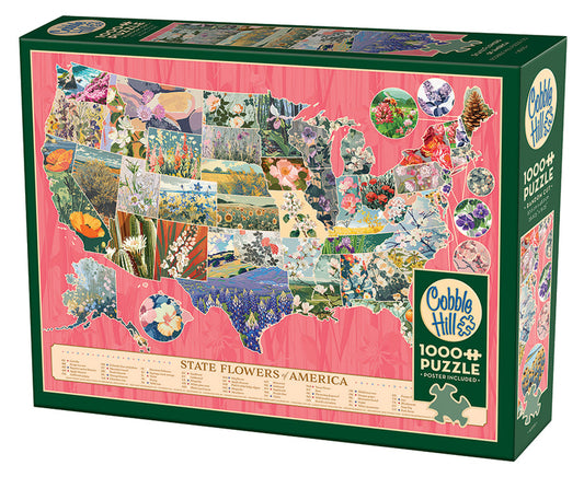 State Flowers of America 1000pc puzzle