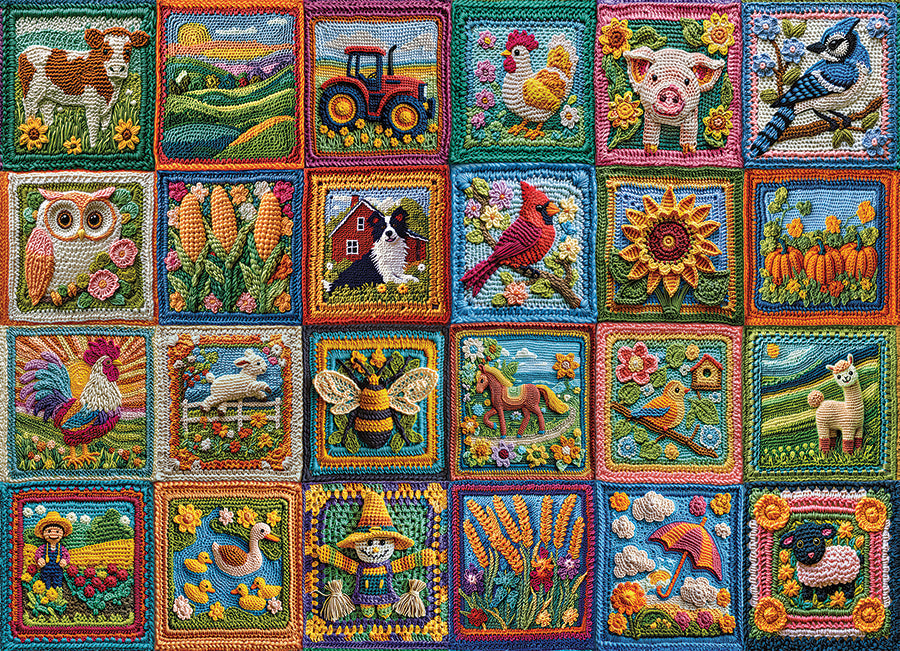 Country Life Crochet 1000pc puzzle