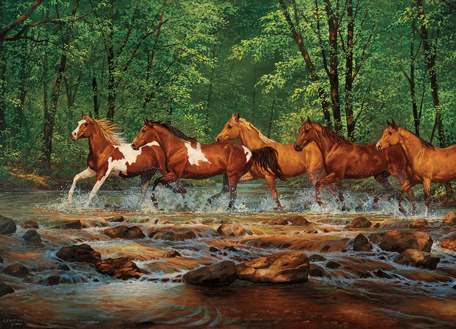 Spring Creek Run 1000pc puzzle