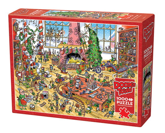 Doodle Town: Elves at Work 1000pc